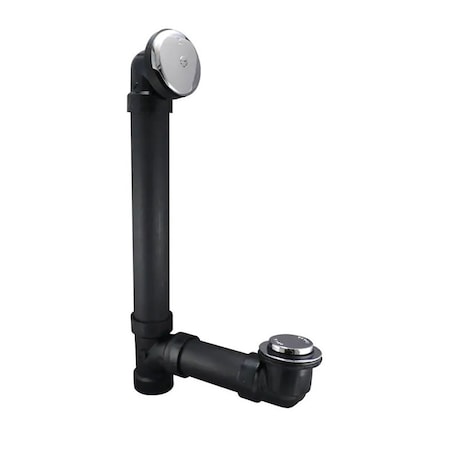 Thrifco Plumbing Abs Waste & Overflow W/Tip Toe Drain 4401701